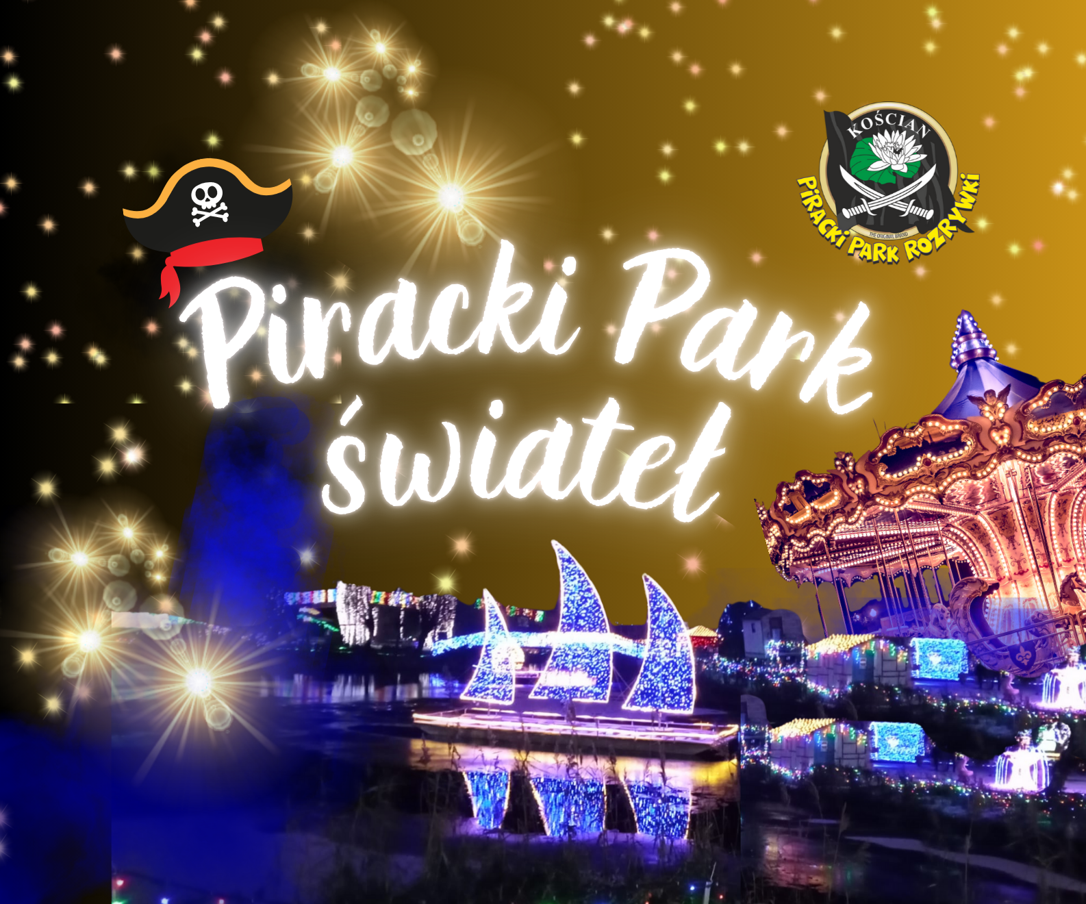 Piracki Park Światła – sam teren zewnętrzny